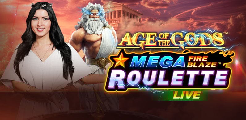 Mega Fire Blaze Age of the Gods Roulette Live in LiveCasino_TopRoulette