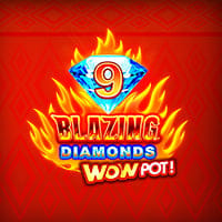 9 Blazing Diamonds Wowpot in GamesGlobal