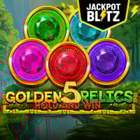 5 Golden Relics: Hold and Win in jackpotblitz