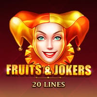 Fruits and Jokers: 20 lines in playson