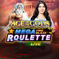 Mega Fire Blaze Age of the Gods Roulette Live in Live Roulette