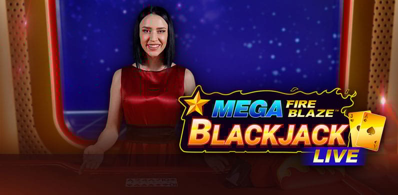 Mega Fire Blaze Blackjack Live in LiveCasino_HighRollers