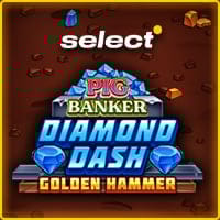 Pig Banker Diamond Dash Golden Hammer in BWIN