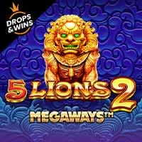 5 Lions Megaways 2 in DropsandWins