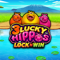 3 Lucky Hippos Lock N Win